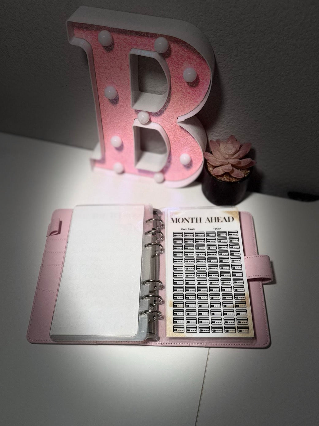 Month Ahead Binder