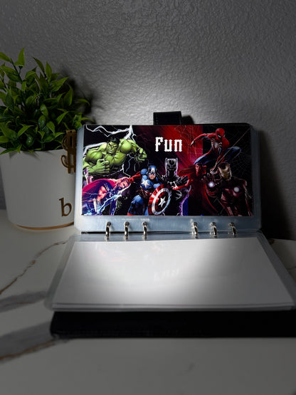 Custom Binder with Envelopes