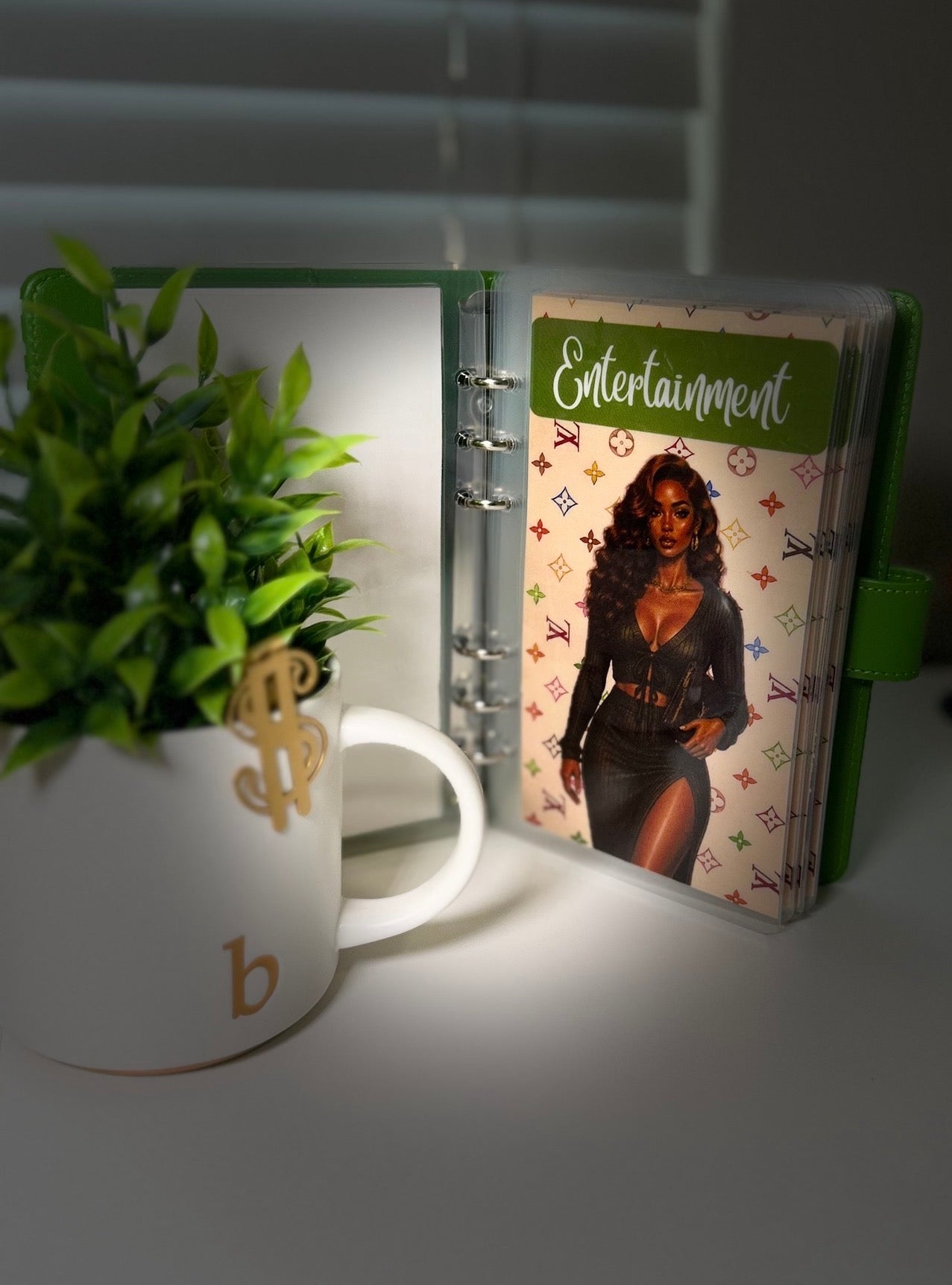 Custom Binder with Envelopes