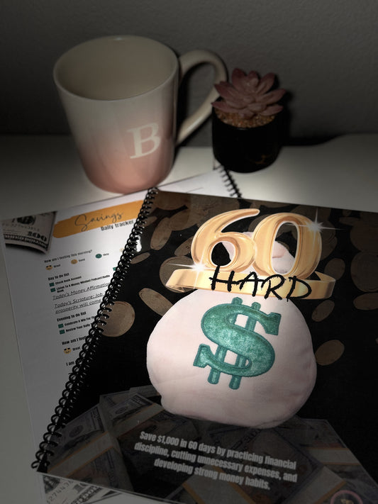 60 Days Hard Financial Savings Challenge Book